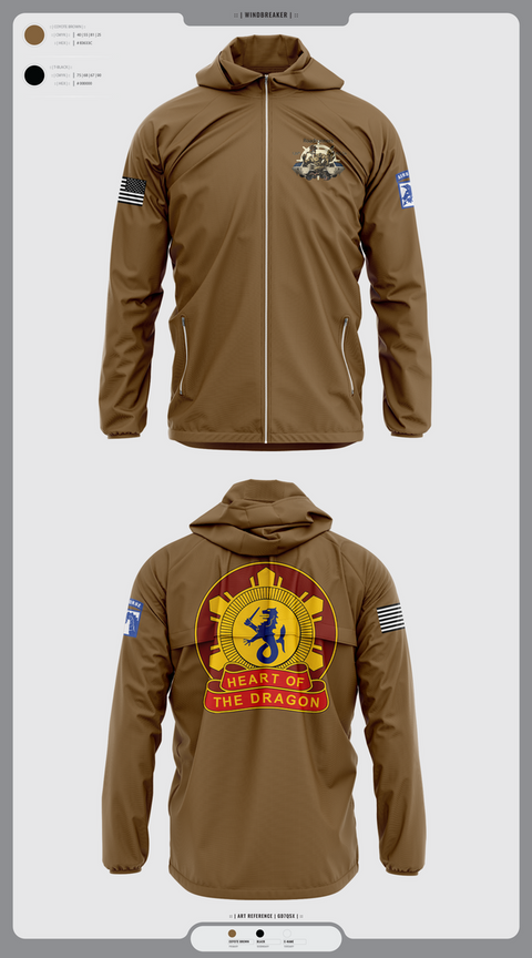 Windbreaker, 126th PLS Co, , Teamtime, Team time, sublimation, custom sports apparel, team uniforms, spirit wear, spiritwear, sports uniforms, custom shirts, team store, custom team store, fundraiser sports, apparel fundraiser