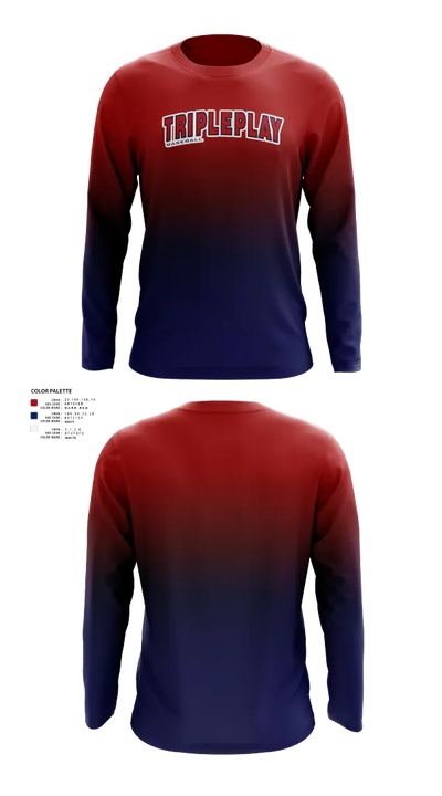 TRIPLEPLAY 97409823 Long Sleeve Performance Shirt 20