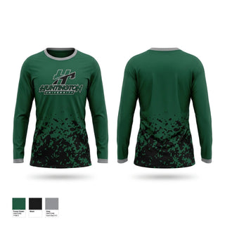 Long Sleeve Performance Shirt, Huntington University, Cheer, Teamtime, Team time, sublimation, custom sports apparel, team uniforms, spirit wear, spiritwear, sports uniforms, custom shirts, team store, custom team store, fundraiser sports, apparel fundraiser