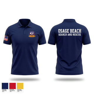 Short Sleeve Performance Polo, Osage Beach Fire Protection District Search and Rescue, Fire Department, Teamtime, Team time, sublimation, custom sports apparel, team uniforms, spirit wear, spiritwear, sports uniforms, custom shirts, team store, custom team store, fundraiser sports, apparel fundraiser