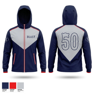 Windbreaker, Blast Baseball, Baseball, Teamtime, Team time, sublimation, custom sports apparel, team uniforms, spirit wear, spiritwear, sports uniforms, custom shirts, team store, custom team store, fundraiser sports, apparel fundraiser