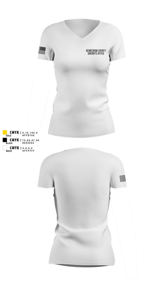 Womens Short Sleeve Vneck Shirt, KEWEENAW COUNTY SHERIFFS OFFICE, Police, Teamtime, Team time, sublimation, custom sports apparel, team uniforms, spirit wear, spiritwear, sports uniforms, custom shirts, team store, custom team store, fundraiser sports, apparel fundraiser