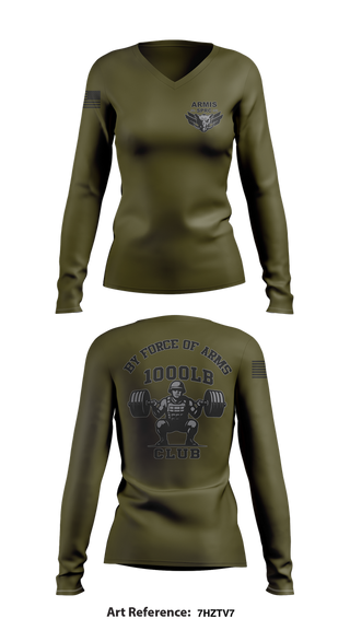 Womens Long Sleeve Vneck Shirt, Armis SPRC, , Teamtime, Team time, sublimation, custom sports apparel, team uniforms, spirit wear, spiritwear, sports uniforms, custom shirts, team store, custom team store, fundraiser sports, apparel fundraiser