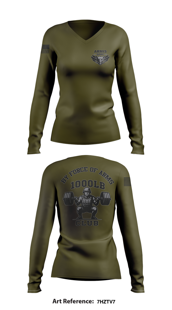 Womens Long Sleeve Vneck Shirt, Armis SPRC, , Teamtime, Team time, sublimation, custom sports apparel, team uniforms, spirit wear, spiritwear, sports uniforms, custom shirts, team store, custom team store, fundraiser sports, apparel fundraiser