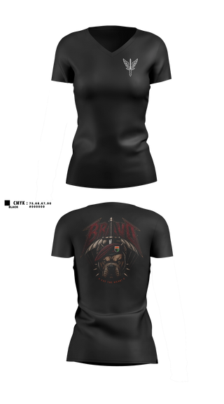 Womens Short Sleeve Vneck Shirt, B. CO, 112th SIG BN, Army, Teamtime, Team time, sublimation, custom sports apparel, team uniforms, spirit wear, spiritwear, sports uniforms, custom shirts, team store, custom team store, fundraiser sports, apparel fundraiser