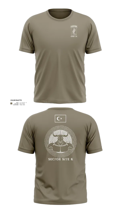 173RD ABN 21007449 Short Sleeve Performance Shirt - 22