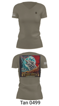 1st Combat Readiness Regiment 40922335 Women's Short Sleeve V-neck Shirt - 68