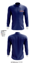 Milford Eagles Pop Warner Football and Cheer 85500081 Quarter Zip Jacket - 5