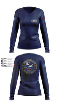 Louisiana State Guard 59908555 Women's Long Sleeve V-neck Shirt - 7