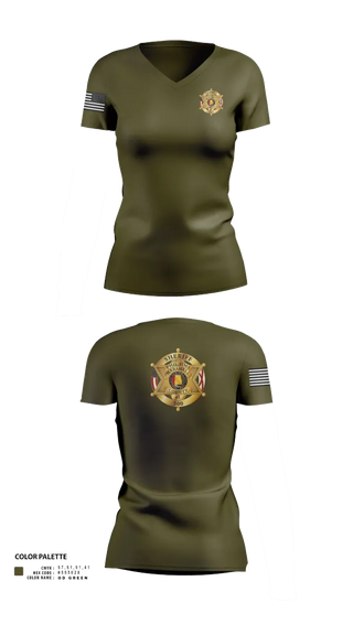 Womens Short Sleeve Vneck Shirt, Marshall county sheriffs office, , Teamtime, Team time, sublimation, custom sports apparel, team uniforms, spirit wear, spiritwear, sports uniforms, custom shirts, team store, custom team store, fundraiser sports, apparel fundraiser