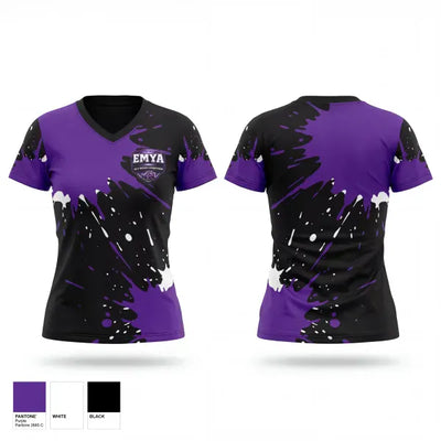 Horned Frogs 7046646 Women's Short Sleeve V-neck Shirt - 1