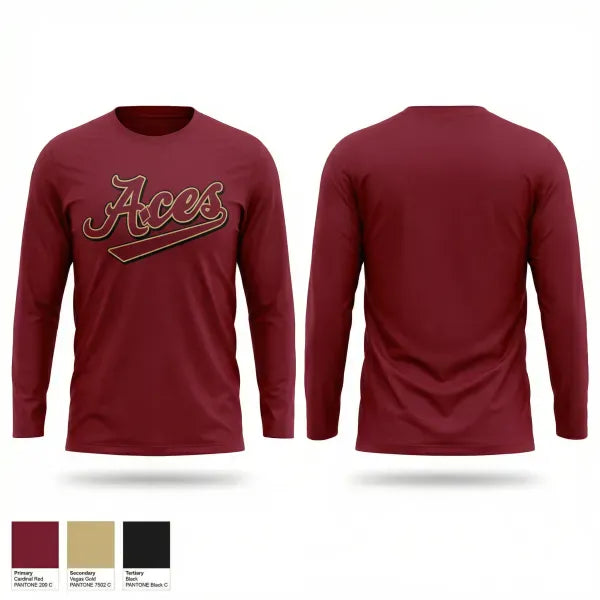 Long Sleeve Performance Shirt, Aces Baseball Group, Baseball, Teamtime, Team time, sublimation, custom sports apparel, team uniforms, spirit wear, spiritwear, sports uniforms, custom shirts, team store, custom team store, fundraiser sports, apparel fundraiser