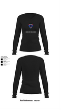 Cherry Grove Fire and Rescue 9665104 Women's Long Sleeve V-neck Shirt - 22
