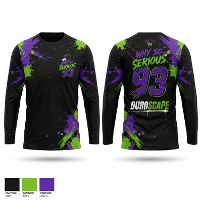 Why So Serious Long Sleeve Performance Shirt - 1