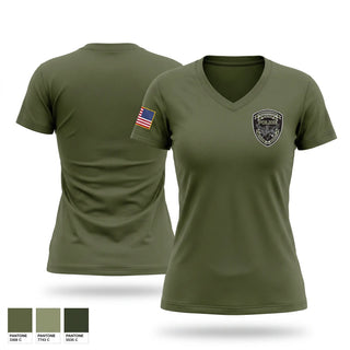 Womens Short Sleeve Vneck Shirt, SRT, Police, Teamtime, Team time, sublimation, custom sports apparel, team uniforms, spirit wear, spiritwear, sports uniforms, custom shirts, team store, custom team store, fundraiser sports, apparel fundraiser