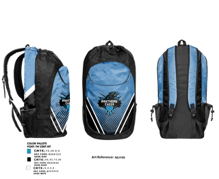 Gear Bag, Cramerton Panthers Football and Cheer, , Teamtime, Team time, sublimation, custom sports apparel, team uniforms, spirit wear, spiritwear, sports uniforms, custom shirts, team store, custom team store, fundraiser sports, apparel fundraiser