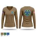 HHC 278TH CR 46329344 Women's Long Sleeve V-neck Shirt - 1