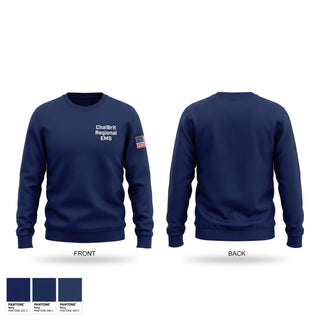 Crew Neck Sweatshirt, Chal-Brit Regional EMS, EMS/EMT, Teamtime, Team time, sublimation, custom sports apparel, team uniforms, spirit wear, spiritwear, sports uniforms, custom shirts, team store, custom team store, fundraiser sports, apparel fundraiser