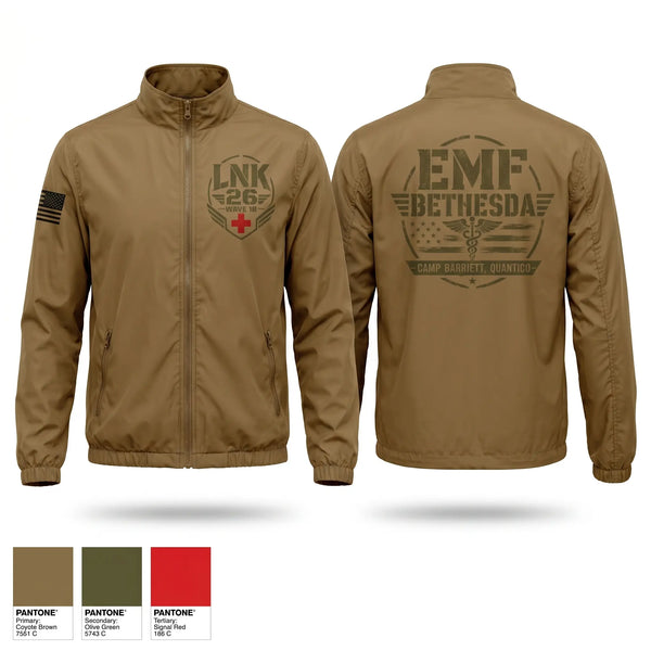 Windbreaker, EMF BETHESDA, Navy, Teamtime, Team time, sublimation, custom sports apparel, team uniforms, spirit wear, spiritwear, sports uniforms, custom shirts, team store, custom team store, fundraiser sports, apparel fundraiser