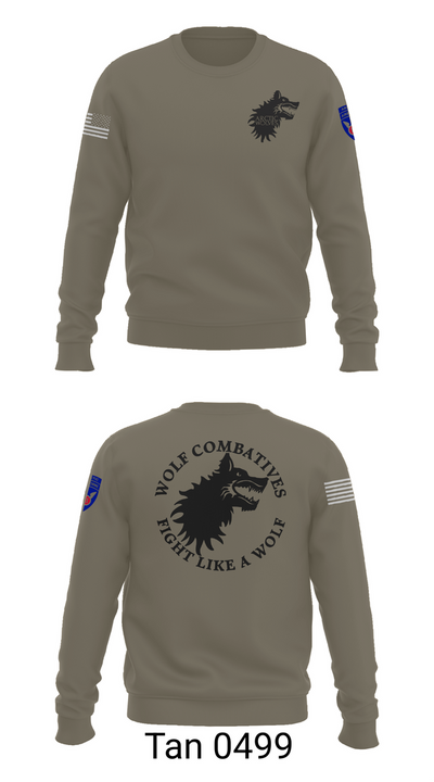 Wolf Combatives Crew Neck Sweatshirt - 65