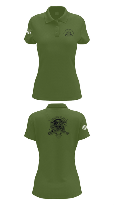 380th Security Police Squadron 85446587 Women's Short Sleeve Performance Polo  - 55