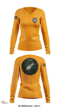 CMX 42179548 Women's Long Sleeve V-neck Shirt - 103