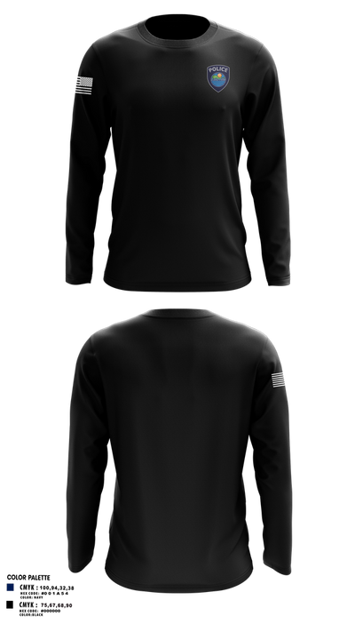 Lakeville Police Department 60717822 Long Sleeve Performance Shirt 2