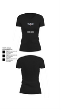 93rd AGOW 64240492 Women's Short Sleeve V-neck Shirt - 24