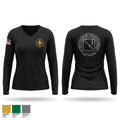 1st SFG(A) Women's Long Sleeve V-neck Shirt - 1