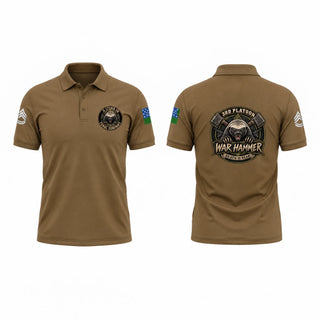 Short Sleeve Performance Polo, War hammer platoon, National Guard, Teamtime, Team time, sublimation, custom sports apparel, team uniforms, spirit wear, spiritwear, sports uniforms, custom shirts, team store, custom team store, fundraiser sports, apparel fundraiser
