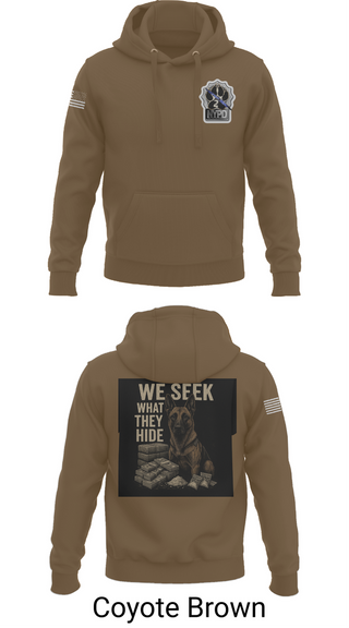 Hoodie, Narcotics K9, , Teamtime, Team time, sublimation, custom sports apparel, team uniforms, spirit wear, spiritwear, sports uniforms, custom shirts, team store, custom team store, fundraiser sports, apparel fundraiser