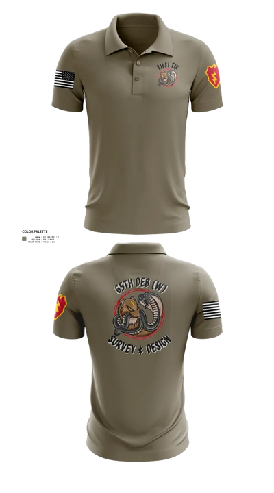 S&D, 65th DEB 25946051 Short Sleeve Performance Polo - 21
