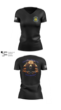 Troop A Crime Wreckers Women's Short Sleeve V-neck Shirt - 2