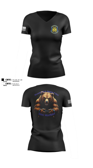 Womens Short Sleeve Vneck Shirt, Troop A Crime Wreckers, , Teamtime, Team time, sublimation, custom sports apparel, team uniforms, spirit wear, spiritwear, sports uniforms, custom shirts, team store, custom team store, fundraiser sports, apparel fundraiser