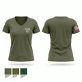 PGPD EST Women's Short Sleeve V-neck Shirt - 1