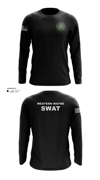 Long Sleeve Performance Shirt, Western Wayne SOT, Police, Teamtime, Team time, sublimation, custom sports apparel, team uniforms, spirit wear, spiritwear, sports uniforms, custom shirts, team store, custom team store, fundraiser sports, apparel fundraiser
