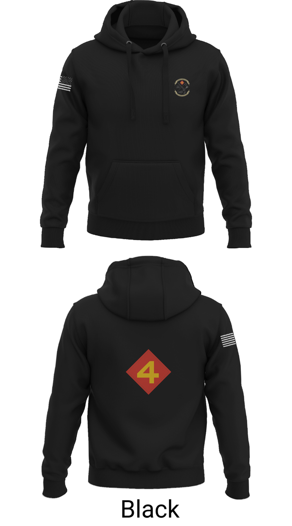 Hoodie, 14th Marine regiment 4th Marine corps division, , Teamtime, Team time, sublimation, custom sports apparel, team uniforms, spirit wear, spiritwear, sports uniforms, custom shirts, team store, custom team store, fundraiser sports, apparel fundraiser