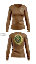 344th MP Co. Women's Long Sleeve V-neck Shirt - 21