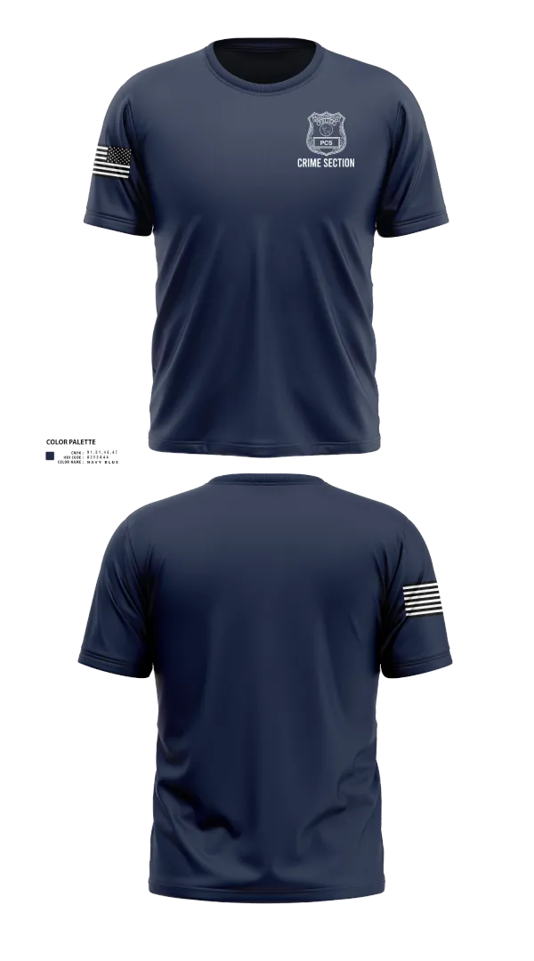 Old School Cotton Feel Shirt, 5th PCT Crime Section, , Teamtime, Team time, sublimation, custom sports apparel, team uniforms, spirit wear, spiritwear, sports uniforms, custom shirts, team store, custom team store, fundraiser sports, apparel fundraiser