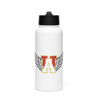 Angels Stainless Steel Water Bottle with a Straw Lid