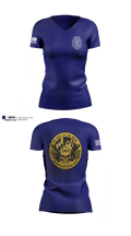 Capitol Heights Police Dept. 66075922 Women's Short Sleeve V-neck Shirt - 3