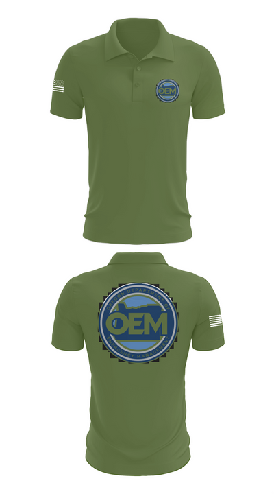 Oregon Emergency Management 48984222 Short Sleeve Performance Polo - 45