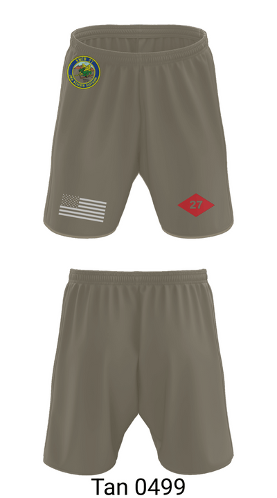 NMCB  27 Athletic Shorts With Pockets - 66