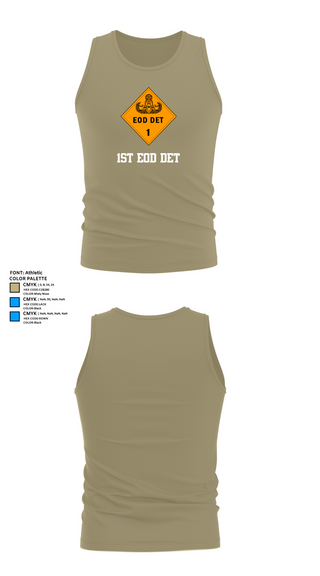 Tank Top, 1st EOD DET, , Teamtime, Team time, sublimation, custom sports apparel, team uniforms, spirit wear, spiritwear, sports uniforms, custom shirts, team store, custom team store, fundraiser sports, apparel fundraiser