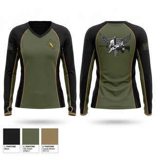 Womens Long Sleeve Vneck Shirt, Cameron County Sheriff’s Office SWAT Team, Police, Teamtime, Team time, sublimation, custom sports apparel, team uniforms, spirit wear, spiritwear, sports uniforms, custom shirts, team store, custom team store, fundraiser sports, apparel fundraiser