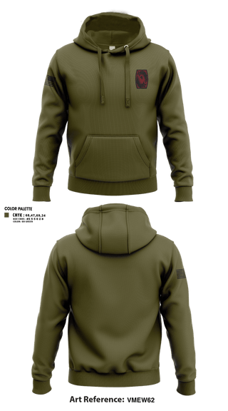 Hoodie, 1-62 ADA, Army, Teamtime, Team time, sublimation, custom sports apparel, team uniforms, spirit wear, spiritwear, sports uniforms, custom shirts, team store, custom team store, fundraiser sports, apparel fundraiser