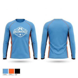 Long Sleeve Performance Shirt, Razzmatazz, Women's Soccer, Teamtime, Team time, sublimation, custom sports apparel, team uniforms, spirit wear, spiritwear, sports uniforms, custom shirts, team store, custom team store, fundraiser sports, apparel fundraiser