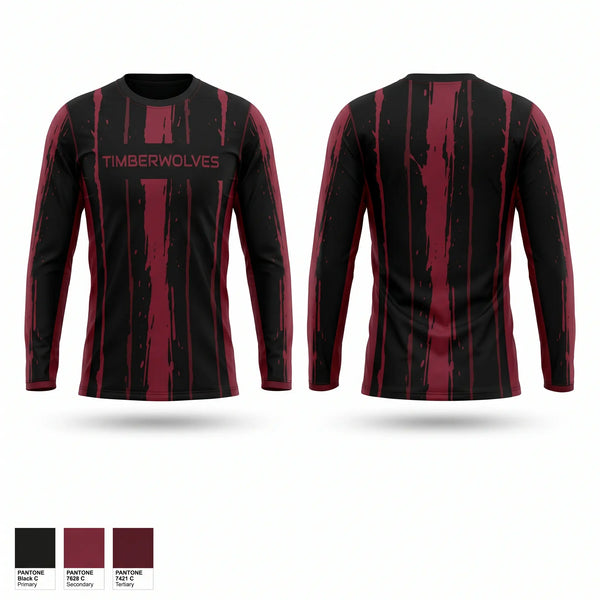 Long Sleeve Performance Shirt, Timberwolves, Softball, Teamtime, Team time, sublimation, custom sports apparel, team uniforms, spirit wear, spiritwear, sports uniforms, custom shirts, team store, custom team store, fundraiser sports, apparel fundraiser
