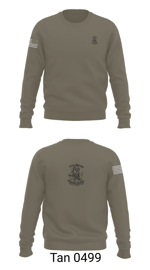 Crew Neck Sweatshirt, 113MP SRT MS ARNG, Army, Teamtime, Team time, sublimation, custom sports apparel, team uniforms, spirit wear, spiritwear, sports uniforms, custom shirts, team store, custom team store, fundraiser sports, apparel fundraiser