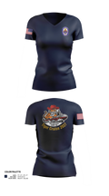 NAVY Women's Short Sleeve V-neck Shirt - 21